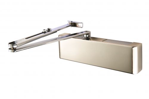 Click Here To Enlarge This Photo Of CDG025&sol;PNP - Carlisle Brass Eurospec EN&period;2-5 &lpar;CE & Certifire&rpar; Overhead Door Closer c&sol;w Back Check & Fig 6 Bracket EN1154 - Polished Nickel