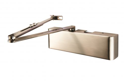 Click Here To Enlarge This Photo Of CDG025&sol;SNP - Carlisle Brass Eurospec EN&period;2-5 &lpar;CE & Certifire&rpar; Overhead Door Closer c&sol;w Back Check & Fig 6 Bracket EN1154 - Satin Nickel