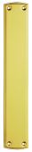 PF107 - Carlisle Brass Finger Plate &lpar;Ornate&rpar; 382 x 75mm Polished Brass