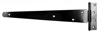 TIMCO MTH10B - Medium Tee Hinge &lpar;Sold in pairs&rpar; Black 10"