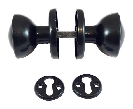 Click Here To Enlarge This Photo Of TIMCO 427212 - Plastic Rim&sol;Mortice Knob Set 50mm