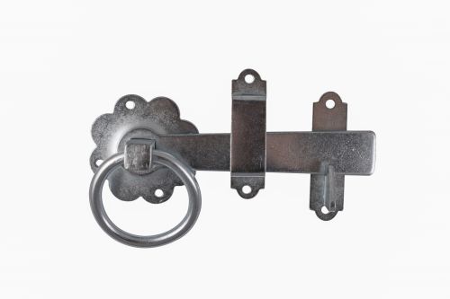 Click Here To Enlarge This Photo Of TIMCO RGL6ZP - Ring Gate Latch - Plain Zinc 6"