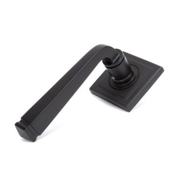 Click Here To Enlarge This Photo Of 50060 From The Anvil Aged Bronze Avon Round Lever on Rose Set &lpar;Square&rpar; - Unsprung