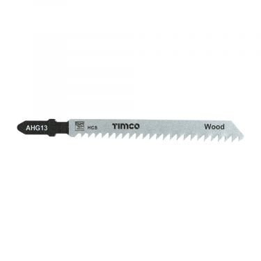 Click Here To Enlarge This Photo Of TIMCO AHG13 - 5pcs HCS Jigsaw Blades for Wood &lpar;T111C Bosch equiv&period;&rpar;