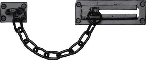 Click Here To Enlarge This Photo Of FB108 M&period;Marcus Black Iron Rustic Door Chain