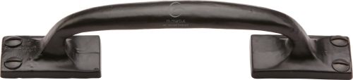 Click Here To Enlarge This Photo Of FB1145 159 M&period;Marcus Black Iron Rustic Cabinet Pull Cranked Design 159mm