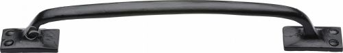 Click Here To Enlarge This Photo Of FB1145 260 M&period;Marcus Black Iron Rustic Cabinet Pull Cranked Design 260mm
