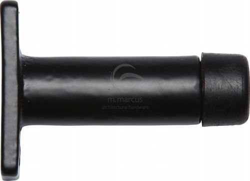 Click Here To Enlarge This Photo Of FB121 M&period;Marcus Black Iron Rustic Projection Door Stop 3"
