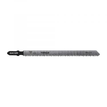 Click Here To Enlarge This Photo Of TIMCO AHC32R - 5pcs HCS Jigsaw Blades for Wood &lpar;T101BRLong Bosch equiv&period;&rpar;