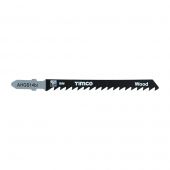 TIMCO AHGS14BI - 5pcs Bi-Metal Jigsaw Blades for Wood &lpar;T144DF Bosch equiv&period;&rpar;