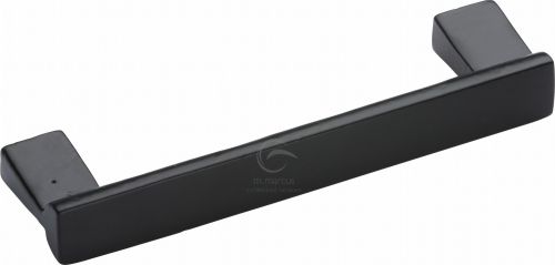 Click Here To Enlarge This Photo Of FB317 96 M&period;Marcus Black Iron Rustic Cabinet Pull Bridge Design 96mm ctc