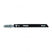 TIMCO AHC12RBI - 5pcs Bi-Metal Jigsaw Blades for Wood &lpar;T101BRF Bosch equiv&period;&rpar;