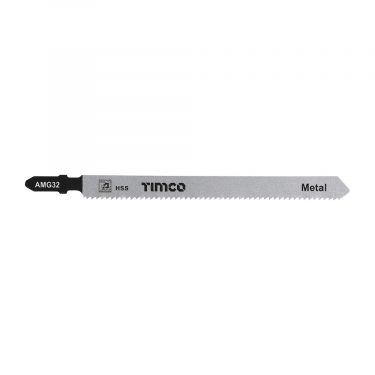 Click Here To Enlarge This Photo Of TIMCO AMG32 - 5pcs HSS Jigsaw Blades for Metal &lpar;T318B Bosc equiv&period;&rpar;