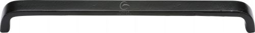 Click Here To Enlarge This Photo Of FB341 254 M&period;Marcus Black Iron Rustic Cabinet Pull D Type 254mm ctc