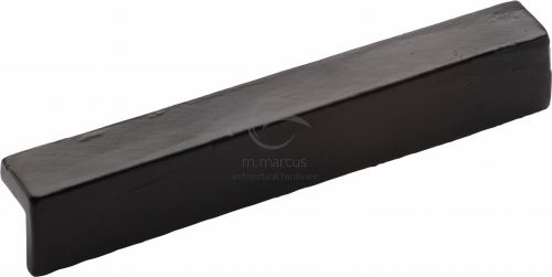 Click Here To Enlarge This Photo Of FB347 152 M&period;Marcus Black Iron Rustic Cabinet Pull L Design 152mm ctc