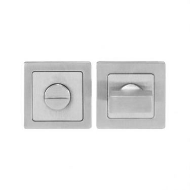 Click Here To Enlarge This Photo Of SST1415DUO - Carlisle Brass Eurospec Square Thumbturn & Release on 52 x 8mm Square Rose Satin Stainless Steel&sol;Polished Stainless Steel