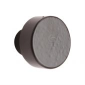 FB3880 38 M&period;Marcus Black Iron Rustic Cabinet Knob Helios Design 38mm