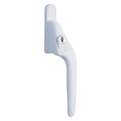 L25687 - SECURISTYLE Virage Espagnolette Offset Handle - 20mm - RH - Locking - White