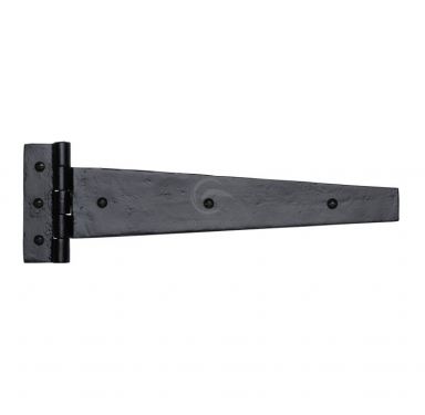 Click Here To Enlarge This Photo Of FB414 308 M&period;Marcus Black Iron Rustic Strap Hinge 12" &lpar;Pair&rpar;