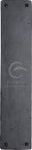 FB431 M&period;Marcus Black Iron Rustic Fingerplate 305x64mm