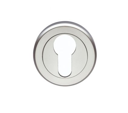 Click Here To Enlarge This Photo Of SZM001SC - Carlisle Brass Serozzetta Euro Profile Escutcheon &lpar;Concealed Fix&rpar; Satin Chrome