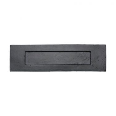 Click Here To Enlarge This Photo Of FB467 343 M&period;Marcus Black Iron Rustic Letterplate 13 &half;" x 3 2&sol;3"