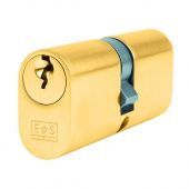 CYA72270PB - Carlisle Brass Eurospec - 5 Pin Oval Double Cylinder 70mm Polished Brass