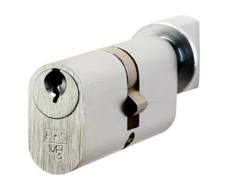 Click Here To Enlarge This Photo Of CYA72370SC - Carlisle Brass Eurospec 5 Pin Oval Profile Cylinder & Turn 70mm &lpar;35&sol;35T&rpar; Satin Chrome
