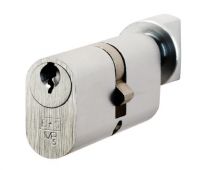 CYA72370SC - Carlisle Brass Eurospec 5 Pin Oval Profile Cylinder & Turn 70mm &lpar;35&sol;35T&rpar; Satin Chrome