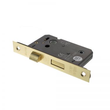 Click Here To Enlarge This Photo Of Atlantic - ALKBATH25SB Mortice Bathroom Lock &lbrack;CE&rsqb; 2&period;5" - Satin Brass