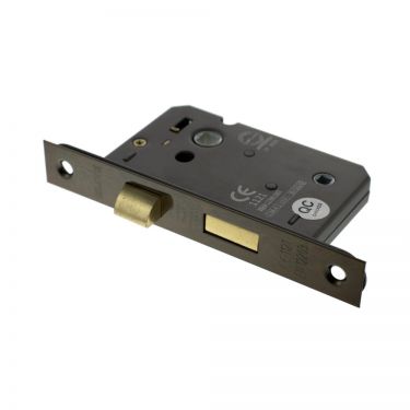 Click Here To Enlarge This Photo Of Atlantic - ALKBATH25UB Mortice Bathroom Lock &lbrack;CE&rsqb; 2&period;5" - Urban Bronze