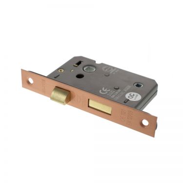 Click Here To Enlarge This Photo Of Atlantic - ALKBATH25USC Mortice Bathroom Lock &lbrack;CE&rsqb; 2&period;5" - Urban Satin Copper