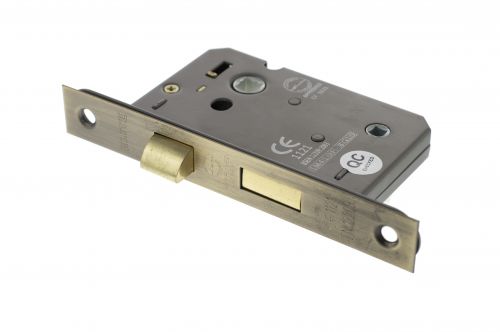 Click Here To Enlarge This Photo Of Atlantic - ALKBATH3MAB Mortice Bathroom Lock &lbrack;CE&rsqb; 3" - Matt Antique Brass