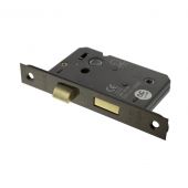 Atlantic - ALKBATH3UB Mortice Bathroom Lock &lbrack;CE&rsqb; 3" - Urban Bronze