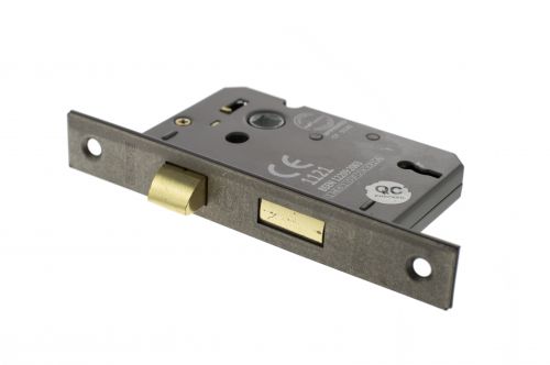 Click Here To Enlarge This Photo Of Atlantic - ALKSASH3LK25DS 3 Lever Key Mortice Sashlock &lbrack;CE&rsqb; 2&period;5" - Distressed Silver