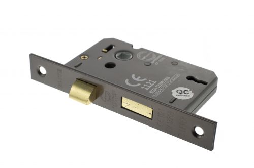 Click Here To Enlarge This Photo Of Atlantic - ALKSASH3LK25UB 3 Lever Key Mortice Sashlock &lbrack;CE&rsqb; 2&period;5" - Urban Bronze