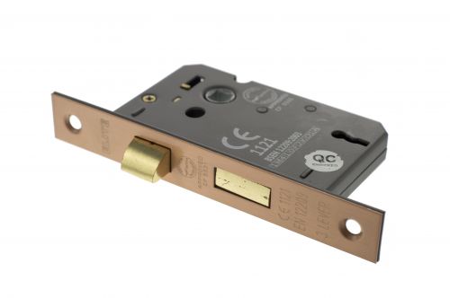 Click Here To Enlarge This Photo Of Atlantic - ALKSASH3LK25USC 3 Lever Key Mortice Sashlock &lbrack;CE&rsqb; 2&period;5" - Urban Satin Copper