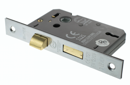 Click Here To Enlarge This Photo Of Atlantic - ALKSASH3LK3SC 3 Lever Key Mortice Sashlock &lbrack;CE&rsqb; 3" - Satin Chrome