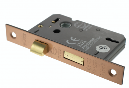 Click Here To Enlarge This Photo Of Atlantic - ALKSASH3LK3USC 3 Lever Key Mortice Sashlock &lbrack;CE&rsqb; 3" - Urban Satin Copper
