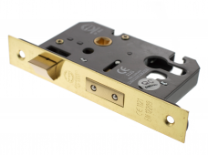 Atlantic - ALKSASHE25SB Euro Profile Mortice Sashlock &lbrack;CE&rsqb; 2&period;5" - Satin Brass