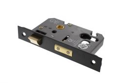 Atlantic - ALKSASHE3MB Euro Profile Mortice Sashlock &lbrack;CE&rsqb; 3" - Matt Black