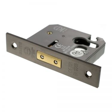 Click Here To Enlarge This Photo Of Atlantic - ALKDEADE25UB Euro Profile Mortice Deadlock &lbrack;CE&rsqb; 2&period;5" - Urban Bronze