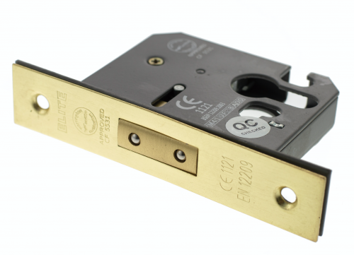 Click Here To Enlarge This Photo Of Atlantic - ALKDEADE3SB Euro Profile Mortice Deadlock &lbrack;CE&rsqb; 3" - Satin Brass