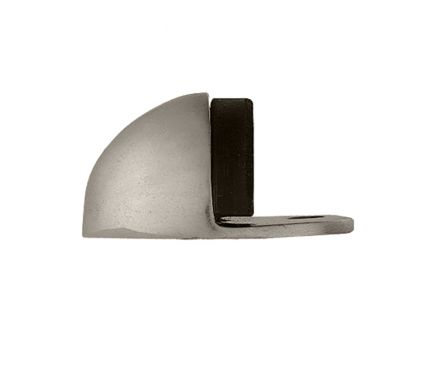 Click Here To Enlarge This Photo Of AA20SN - Carlisle Brass Floor Mounted Doorstop &lpar;Oval&rpar; Satin Nickel