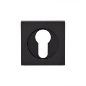 SZM001SQMB - Carlisle Brass Serozzetta Square Euro Profile Escutcheon &lpar;Concealed Fix&rpar; Matt Black