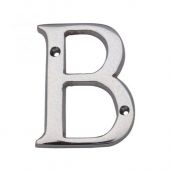 NBSC - Carlisle Brass Letter Face Fix &lpar;B&rpar; 53mm Satin Chrome
