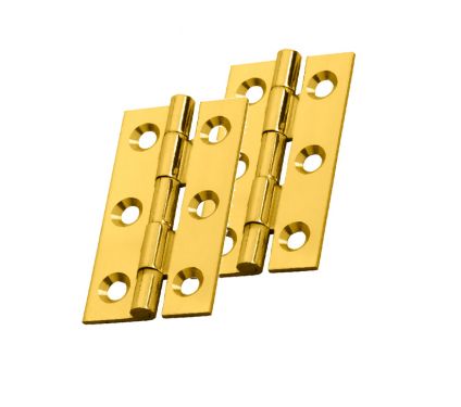 Click Here To Enlarge This Photo Of FTD800C - Carlisle Brass Fingertip Design Cabinet Hinge 50 x 28 x 1&period;5mm Polished Brass