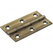 FTD800CAB - Carlisle Brass Fingertip Design Cabinet Hinge 50 x 28 x 1&period;5mm Antique Brass