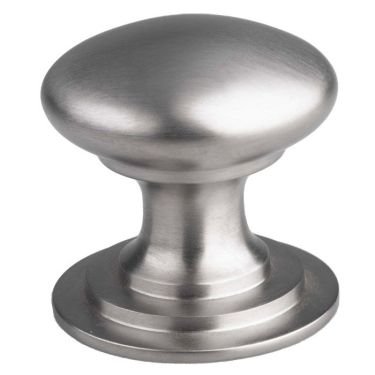 Click Here To Enlarge This Photo Of M47BSN - Carlisle Brass Fingertip Design Victorian Knob 32mm Satin Nickel