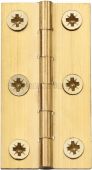 HG99-115-NB Heritage Brass Hinge Brass 2" x 1 &frac18;" Natural Brass Finish